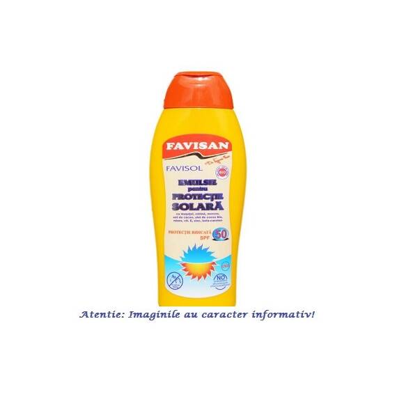 Emulsie pentru Protectie Solara FPS 50 Favisol 250 ml Favisan - - Roveli