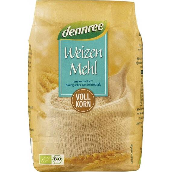Faina de grau bio integrala 1kg Dennree - - Roveli
