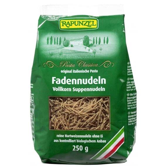 Fidea de supa integrala 250g Rapunzel - - Roveli