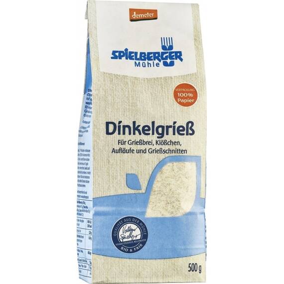 Gris de spelta ecologic DEMETER 500g Spielberger - - Roveli