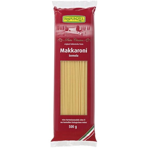 Macaroane semola bio 500g Rapunzel - - Roveli