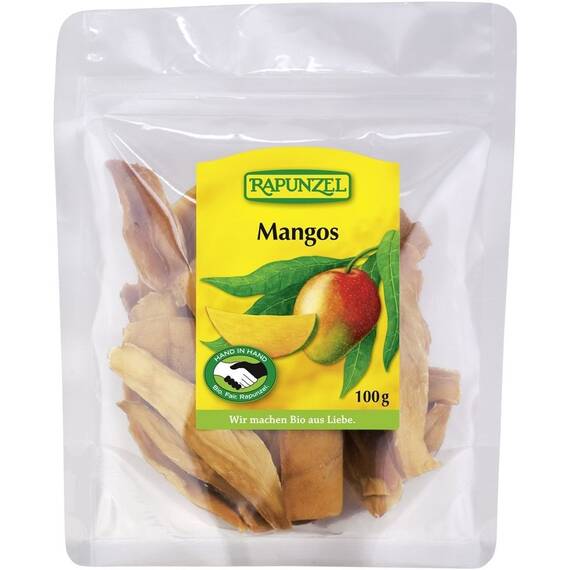Mango bio uscat HIH 100g Rapunzel - - Roveli