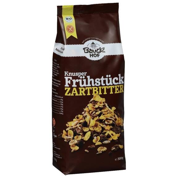 Mic dejun bio crocant amarui FARA GLUTEN 300g BauckHof - - Roveli