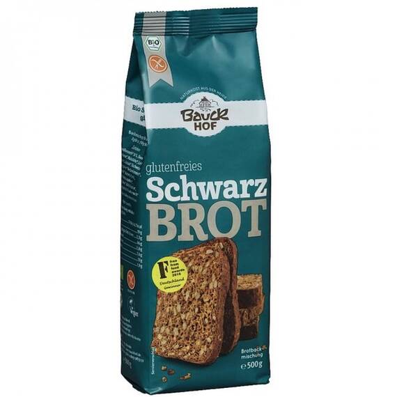 Mix de faina pentru paine neagra FARA GLUTEN 500g BauckHof - - Roveli