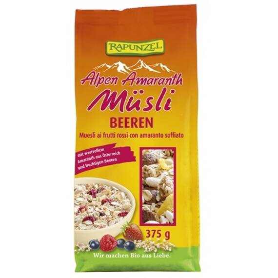 Musli cu amarant si fructe de padure 375g Rapunzel - - Roveli