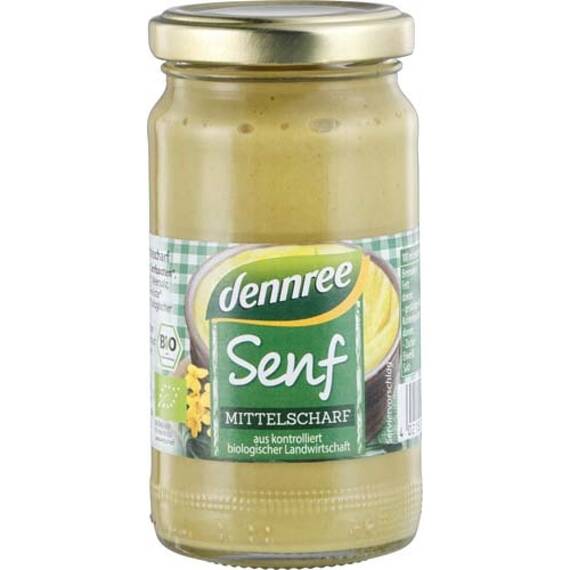 Mustar mediu 200ml Dennree - - Roveli