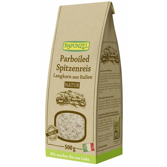 Orez prefiert alb cu bob lung  500g Rapunzel - - Roveli