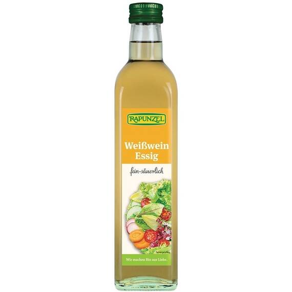 Otet bio din vin alb 500ml Rapunzel - - Roveli