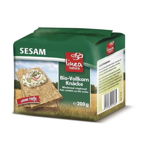 Paine crocanta din secara integrala cu susan 200g Linea natura - - Roveli