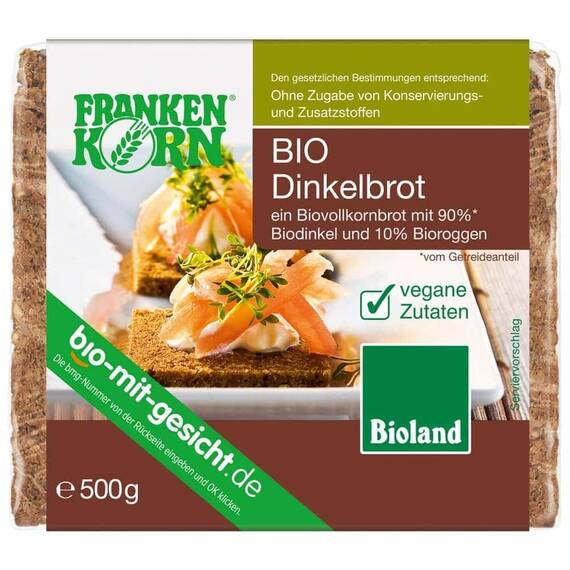 Paine cu spelta ecologica 500g FrankenKorn - - Roveli