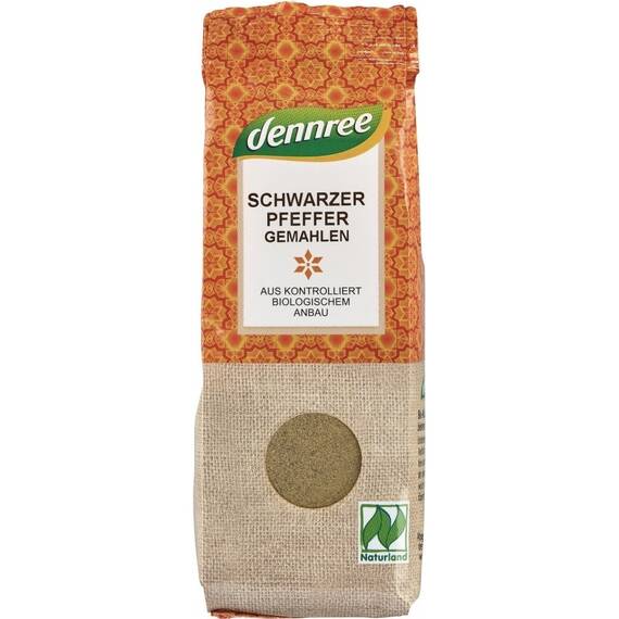 Piper negru macinat  65g Dennree - - Roveli