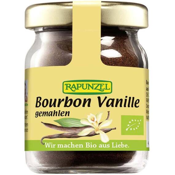 Pudra de Bourbon vanilie bio macinata NOP 15g Rapunzel - - Roveli