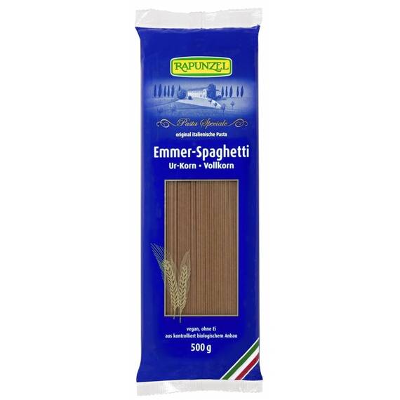 Spaghetti Emmer integrale 500g Rapunzel - - Roveli