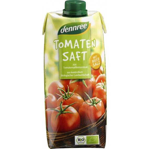 Suc de rosii bio VEGAN 500ml Dennree - - Roveli