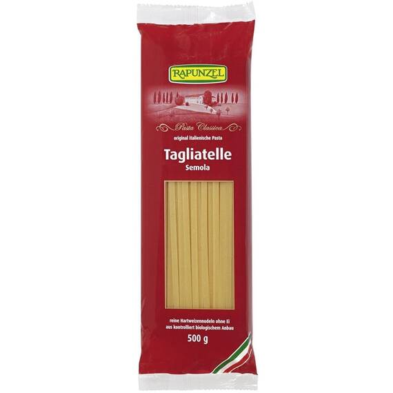 Tagliatelle semola bio 500g Rapunzel - - Roveli