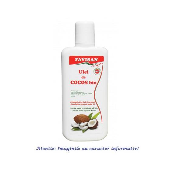 Ulei de Cocos Bio 125 ml Favisan - - Roveli