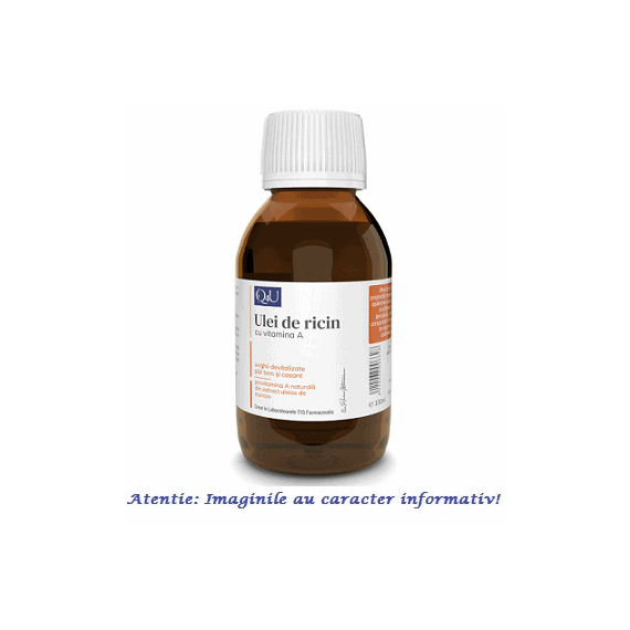 Ulei de Ricin cu Vitamina A 100 ml Tis Farmaceutic - - Roveli