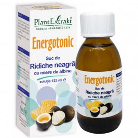 Energotonic Suc de Ridiche Neagra cu Miere de Albine 125 ml PlantExtrakt - - Roveli