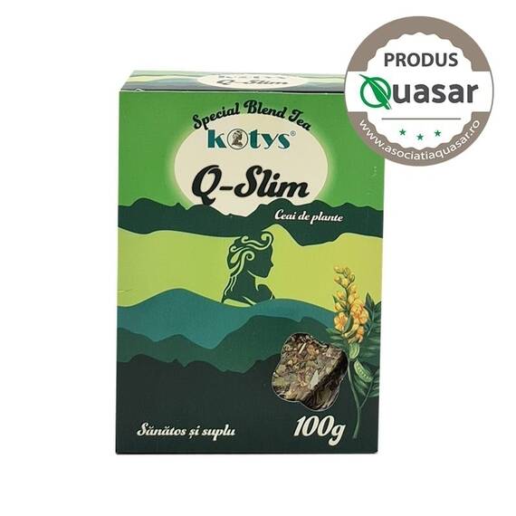 Q Slim Ceai de Plante 100 g Kotys - - Roveli