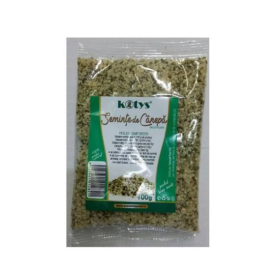 Seminte de Canepa Decorticate 300 g Kotys - - Roveli