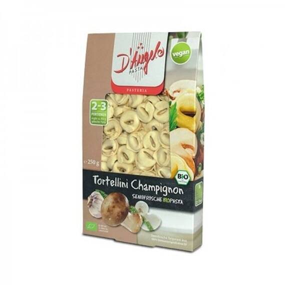 Tortellini cu umplutura de ciuperci 250g DAngelo - - Roveli