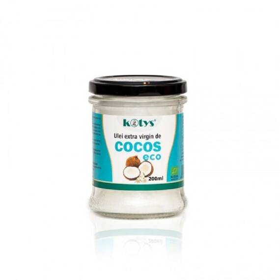Ulei de Cocos Extra Virgin Eco 200 ml Kotys - - Roveli