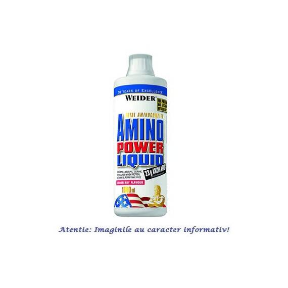 Amino Power Liquid cu Aroma de Cola 1 l Weider - - Roveli