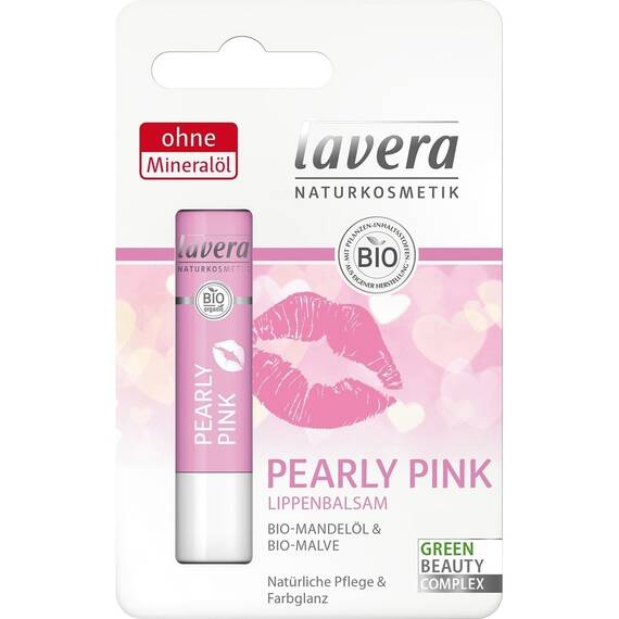 Balsam de buze Pearly Pink 4,5g Lavera - - Roveli