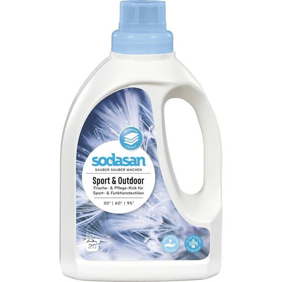 Detergent eco lichid pentru imbracaminte sport 750ml Sodasan - - Roveli