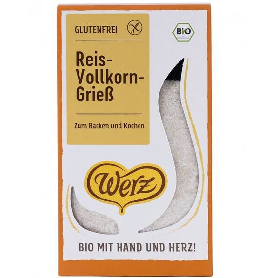 Gris de orez bio FARA GLUTEN 250g Werz - - Roveli