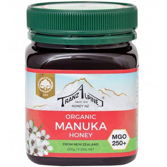Miere de manuka bio MGO 250 250g TranzAlpine - - Roveli