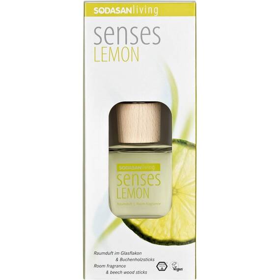 Odorizant de camera bio cu lamaie 200ml Sodasan - - Roveli