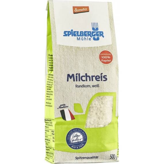 Orez alb pentru lapte Demeter 500g Spielberger - - Roveli