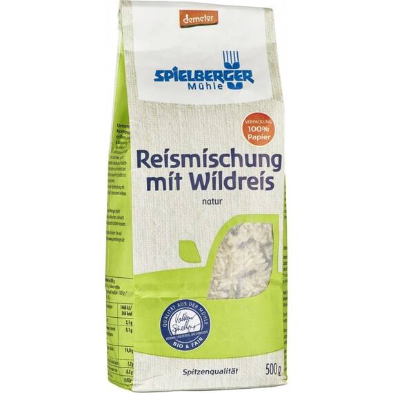 Orez amestec cu orez salbatic Demeter 500g Spielberger - - Roveli