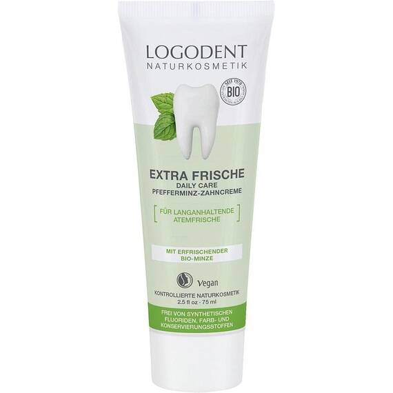 Pasta de dinti gel cu menta bio 75ml Logodent - - Roveli