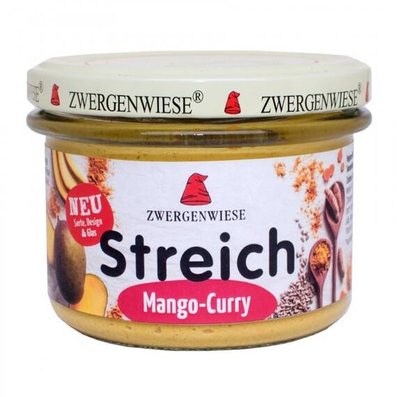 Pate vegetal cu mango si curry 180g Zwergenwiese - - Roveli