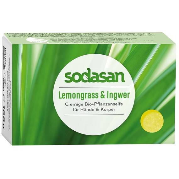 Sapun bio cu lemongrass 100g Sodasan - - Roveli