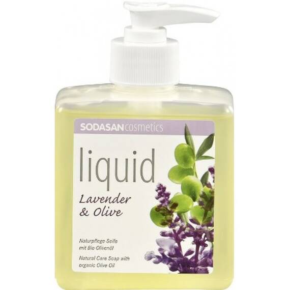 Sapun lichid cu lavanda si masline bio 300ml Sodasan - - Roveli
