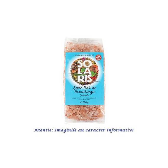 Sare Roz de Himalaya Cristale 500 g Solaris - - Roveli