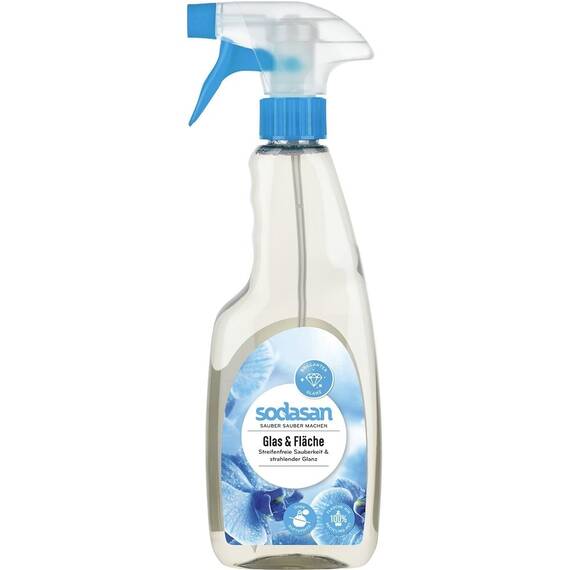 Solutie pentru curatarea geamurilor 500ml Sodasan - - Roveli