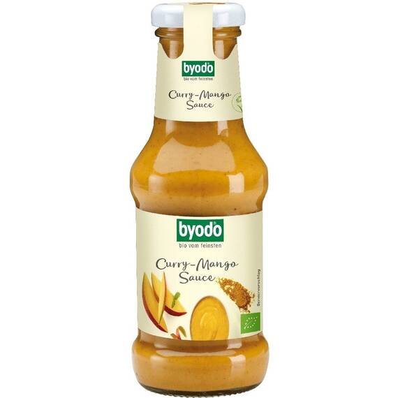 Sos curry cu mango FARA GLUTEN 250ml Byodo - - Roveli