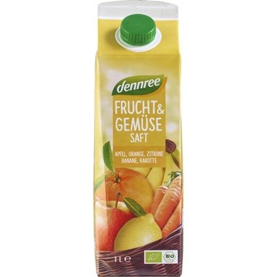 Suc galben de fructe si legume  1L Dennree - - Roveli