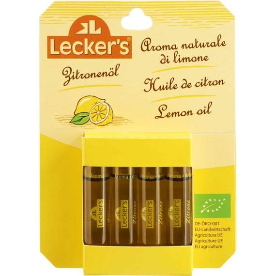 Ulei de lamaie bio 8ml Leckers - - Roveli
