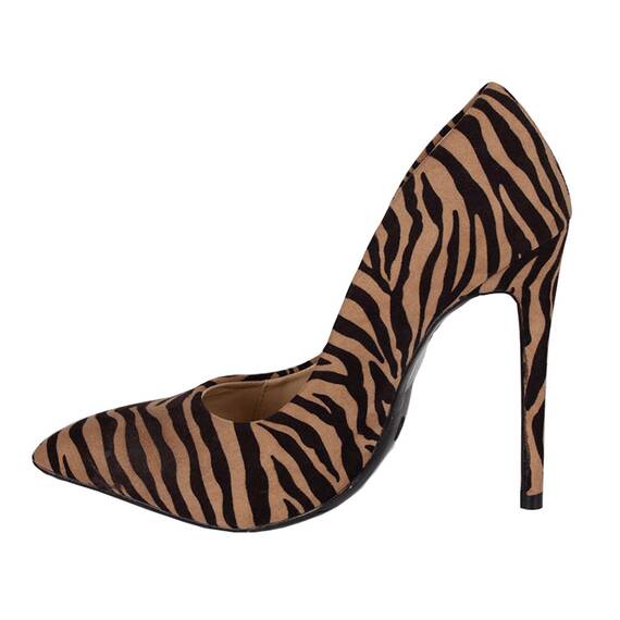 Pantofi de dama cu toc animal print A713-Z, Culoare (12): Maro, Marime (12): 37 - 2- Roveli