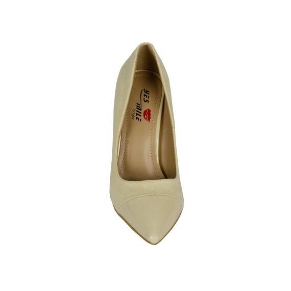 Pantofi de dama bej cu toc AF9480-53-B, Culoare (12): Bej, Marime (12): 39 - 3- Roveli
