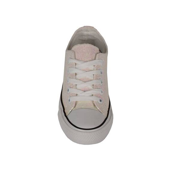 Tenisi dama cu glitter albi ABC-16-ALB, Culoare (12): Alb, Marime (12): 40 - 2- Roveli