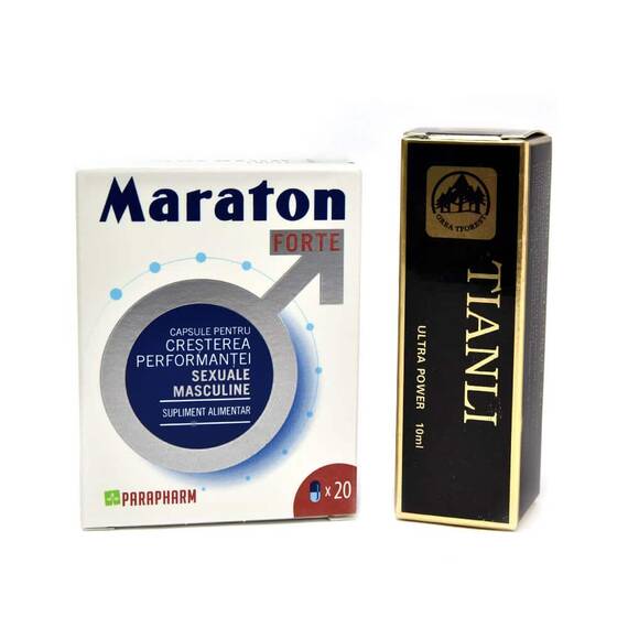 PACHET Maraton forte 20 capsule + Tianli Spray 10 ml - - Roveli
