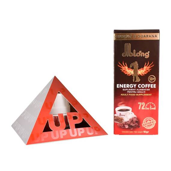 PACHET UP Ultra Potenta 8cps + Cafea solubila afrodisiaca 10gr - - Roveli