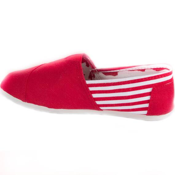 Espadrile rosii de dama 398-7R, Culoare (12): Rosu, Marime (12): 36 - - Roveli