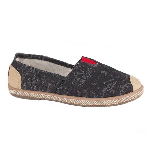 Espadrile de dama comode 577-NEGRU, Culoare (12): Negru, Marime (12): 40 - - Roveli